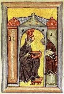 Hildegard von Bingen wird von Gott inspiriert.