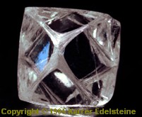 Klarer Diamant, Rohdiamant