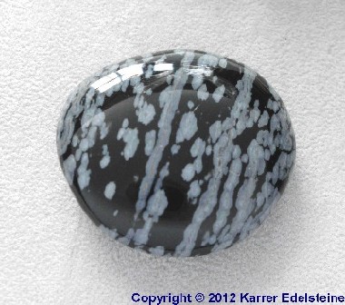 Schneeflockenobsidian Trommelstein