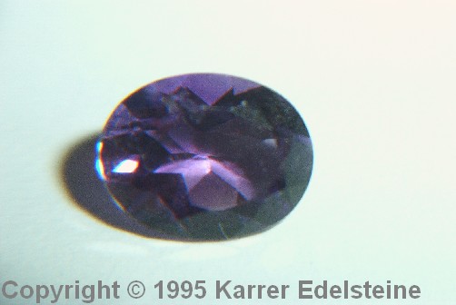 Amethyst facettiert geschliffen als oval