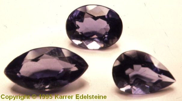 Amethyst facettiert geschliffen als Tropfen, pear-shape, pendeloque, poire navette, markise oval