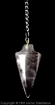Bergkristall Pendel an Silber Kette