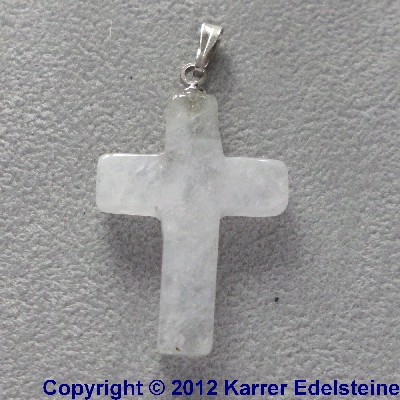 Anhnger Bergkristall Kreuz mit se fr 2,95 Euro - Edelstein Mineral Heilstein Schmuck kaufen