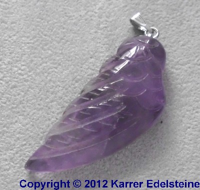 Anhnger Amethyst Engelsflgel fr 7,95 Euro. Der Engel Flgel mit se - Edelstein Mineral Heilstein Schmuck kaufen