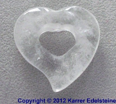 Bergkristall Romantic Hearts Anhnger fr 9,95 Euro - Edelstein Mineral Heilstein Schmuck kaufen