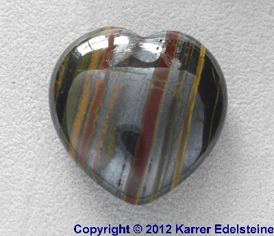 Tigereisen Kuschelherz. Herz fr 6,95 Euro. - Edelstein Mineral Heilstein kaufen