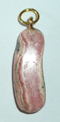 Trommelsteinanhnger Rhodochrosit