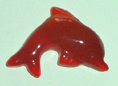 Anhnger Delphin Carneol, mit Bohrung