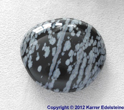 Schneeflockenobsidian Coin