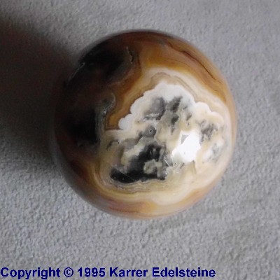 Bunter Achat Kugel, 40 mm Durchmesser