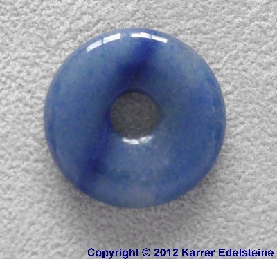 Blauquarz Donut, 20 mm