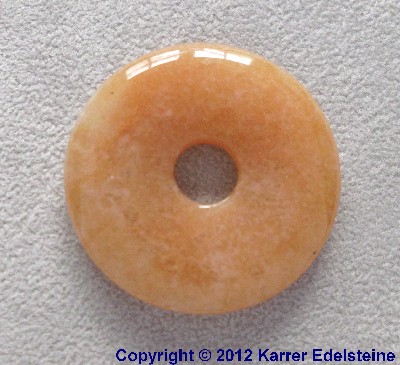 Roter Aventurin Donut, 30 mm