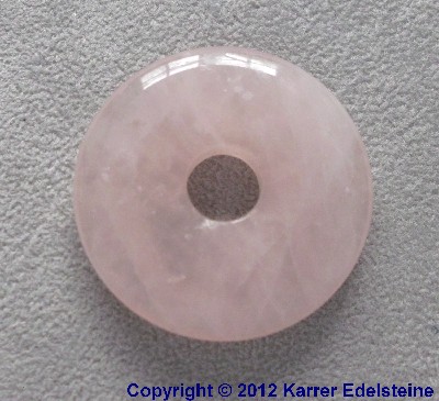 Rosenquarz Donut, 30 mm