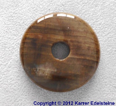 Versteinertes Holz Donut, 30 mm