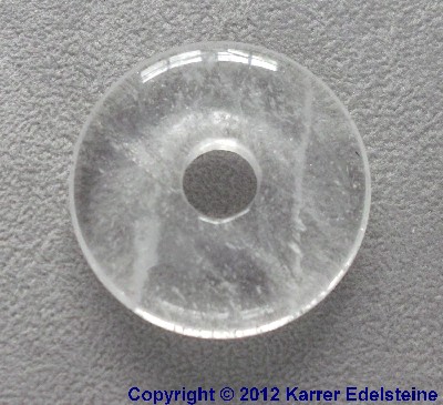 Bergkristall Donut, 30 mm