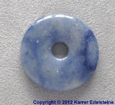 Blauquarz Donut, 30 mm