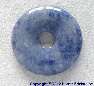 Blauquarz Donut, 40 mm