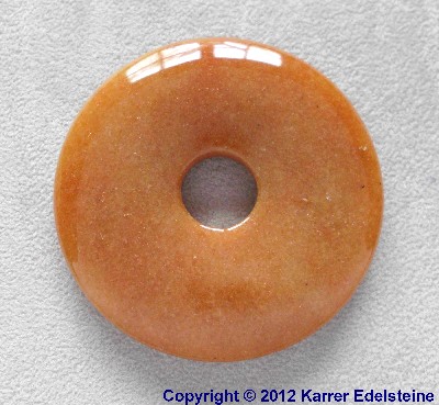 Roter Aventurin Donut, 50 mm