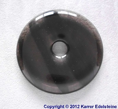Lamellen Obsidian Donut, 50 mm