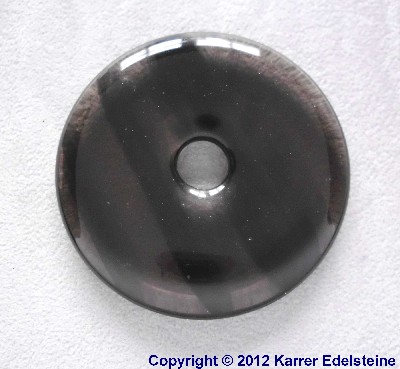 Lamellen Obsidian Donut, 50 mm