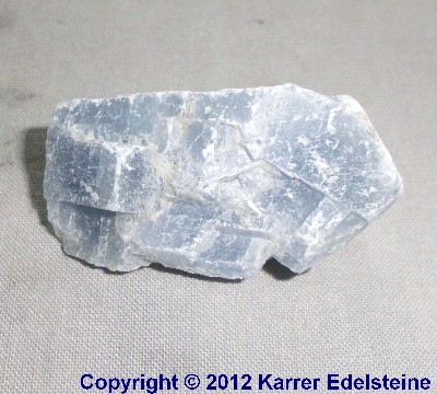Blauer Calcit Mineral Rohstein
