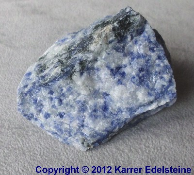 Blauquarz Mineral Rohstein