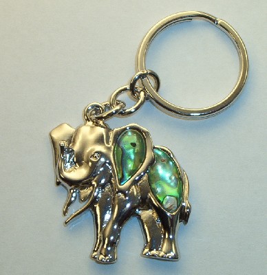 Schlsselanhnger Paua Muschel, Elefant