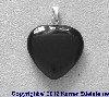 Angebot aus unserem Shop: Onyx Herz Anhnger mit se 