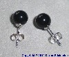 Angebot aus unserem Shop: Onyx Ohrstecker 8 mm versilbert 